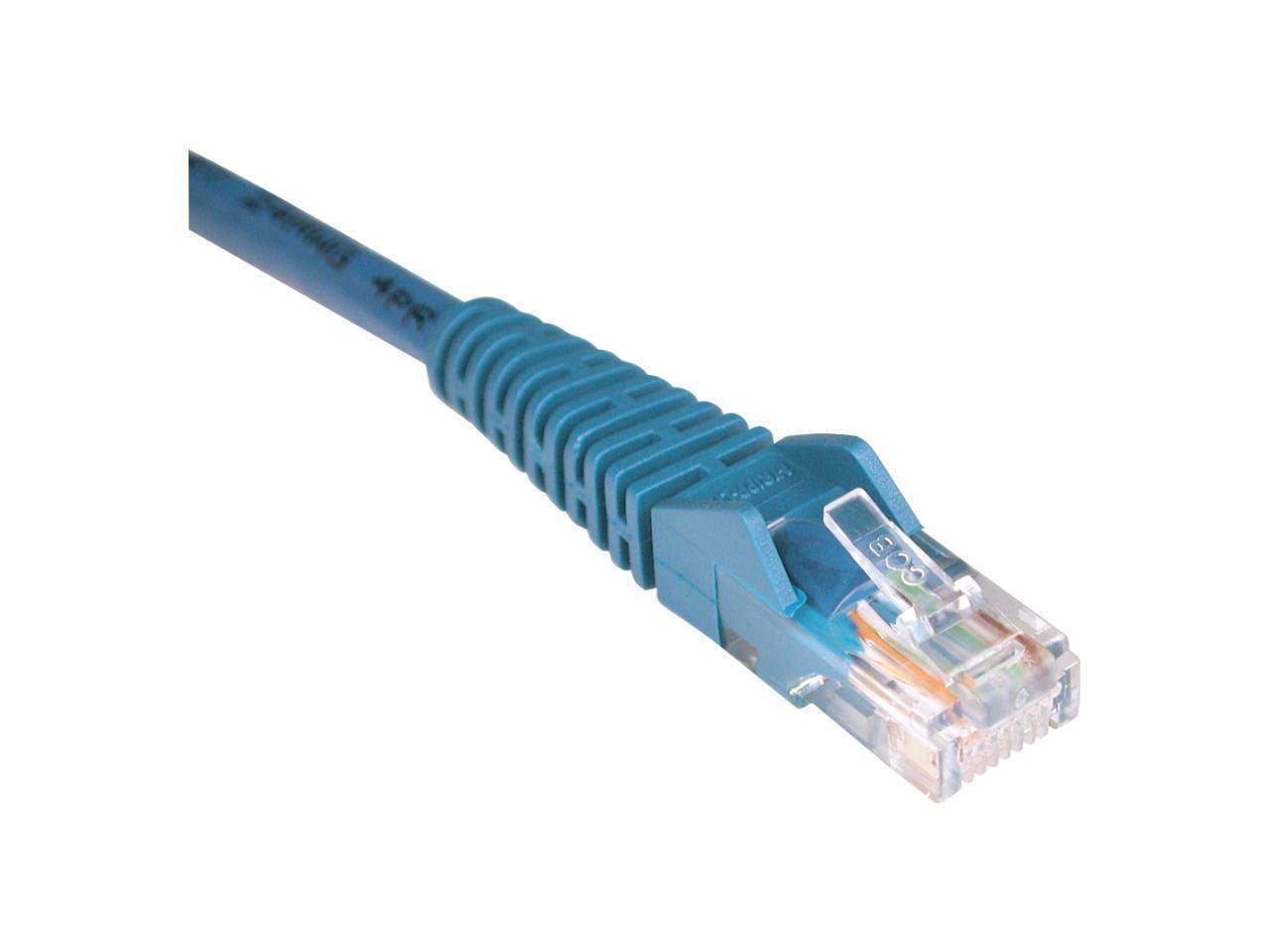 Tripp Lite 20-ft. Cat5e 350MHz Snagless Molded Cable (RJ45 M/M) - Blue