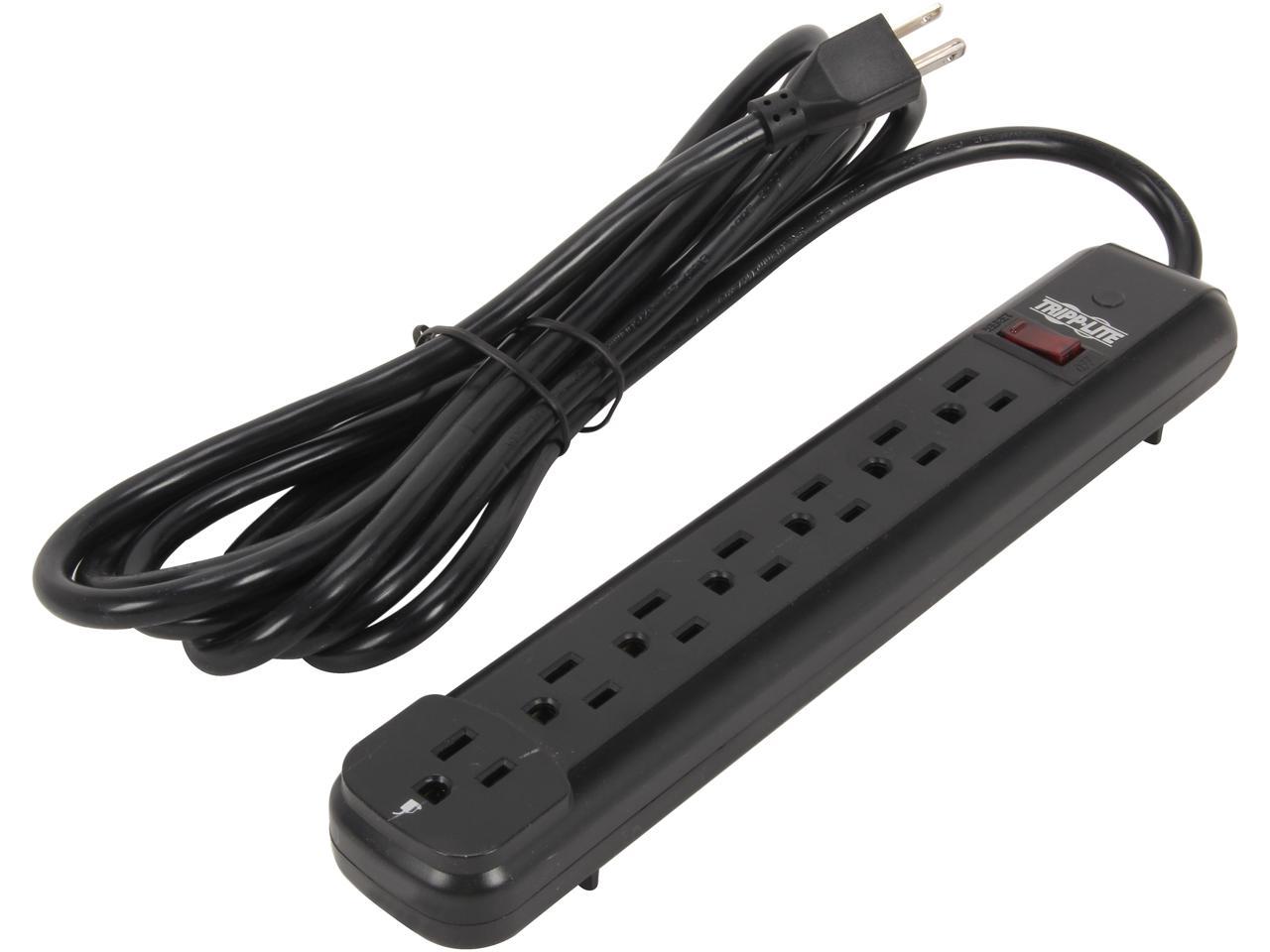 TRIPP LITE POWER IT! PS712B 7 Outlets Power Strip 120V (110-125V) Input Voltage 1800W Maximum Power 12 Feet Cord Length