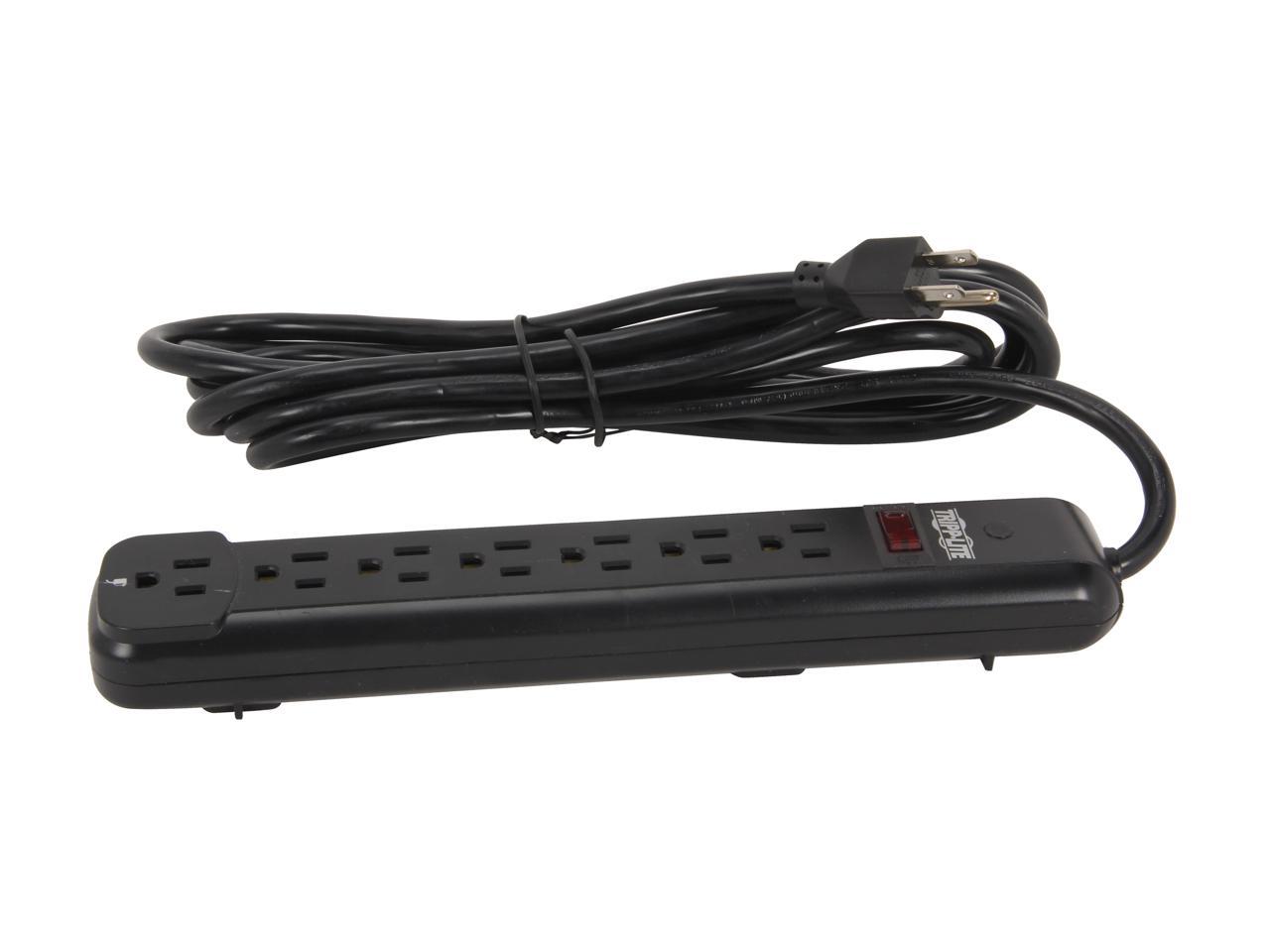 TRIPP LITE POWER IT! PS712B 7 Outlets Power Strip 120V (110-125V) Input Voltage 1800W Maximum Power 12 Feet Cord Length