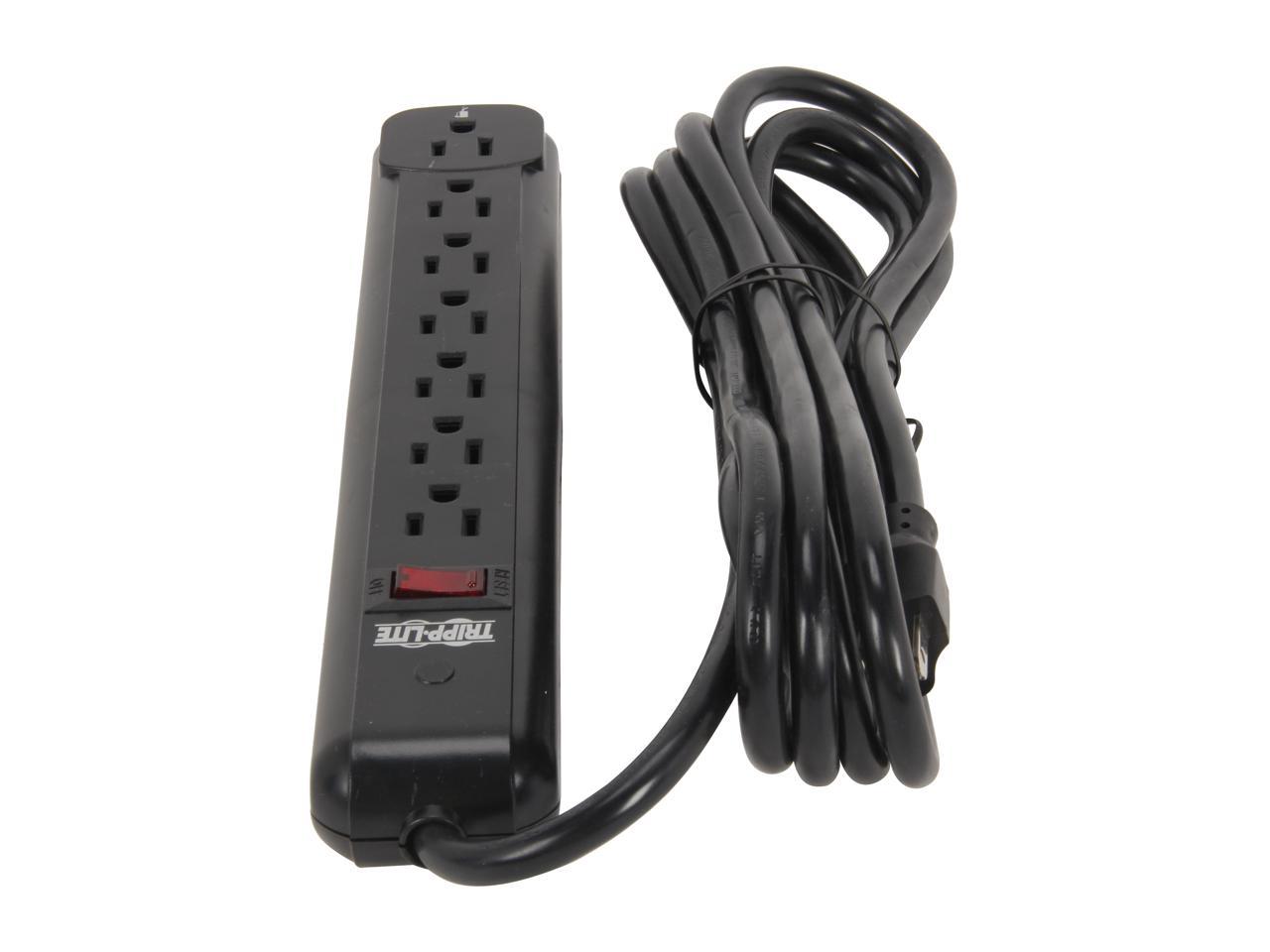 TRIPP LITE POWER IT! PS712B 7 Outlets Power Strip 120V (110-125V) Input Voltage 1800W Maximum Power 12 Feet Cord Length
