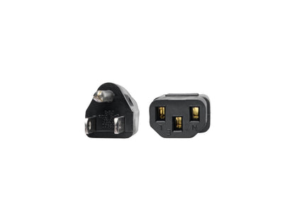 Tripp Lite Universal Computer Power Cord, 10A, 18AWG (NEMA 5-15P to IEC-320-C13), 1-ft. (P006-001)