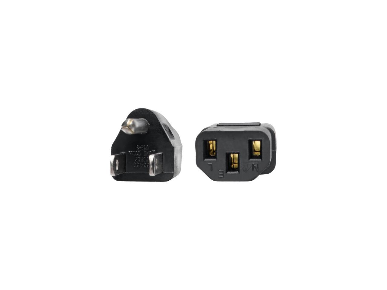 Tripp Lite Model P006-008-13A 8 ft. Black 16AWG, SJT, 13A, 125V NEMA 5-15P to IEC-320-C13 Power Cord Male to Female