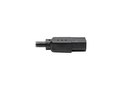 Tripp Lite Model P006-008-13A 8 ft. Black 16AWG, SJT, 13A, 125V NEMA 5-15P to IEC-320-C13 Power Cord Male to Female