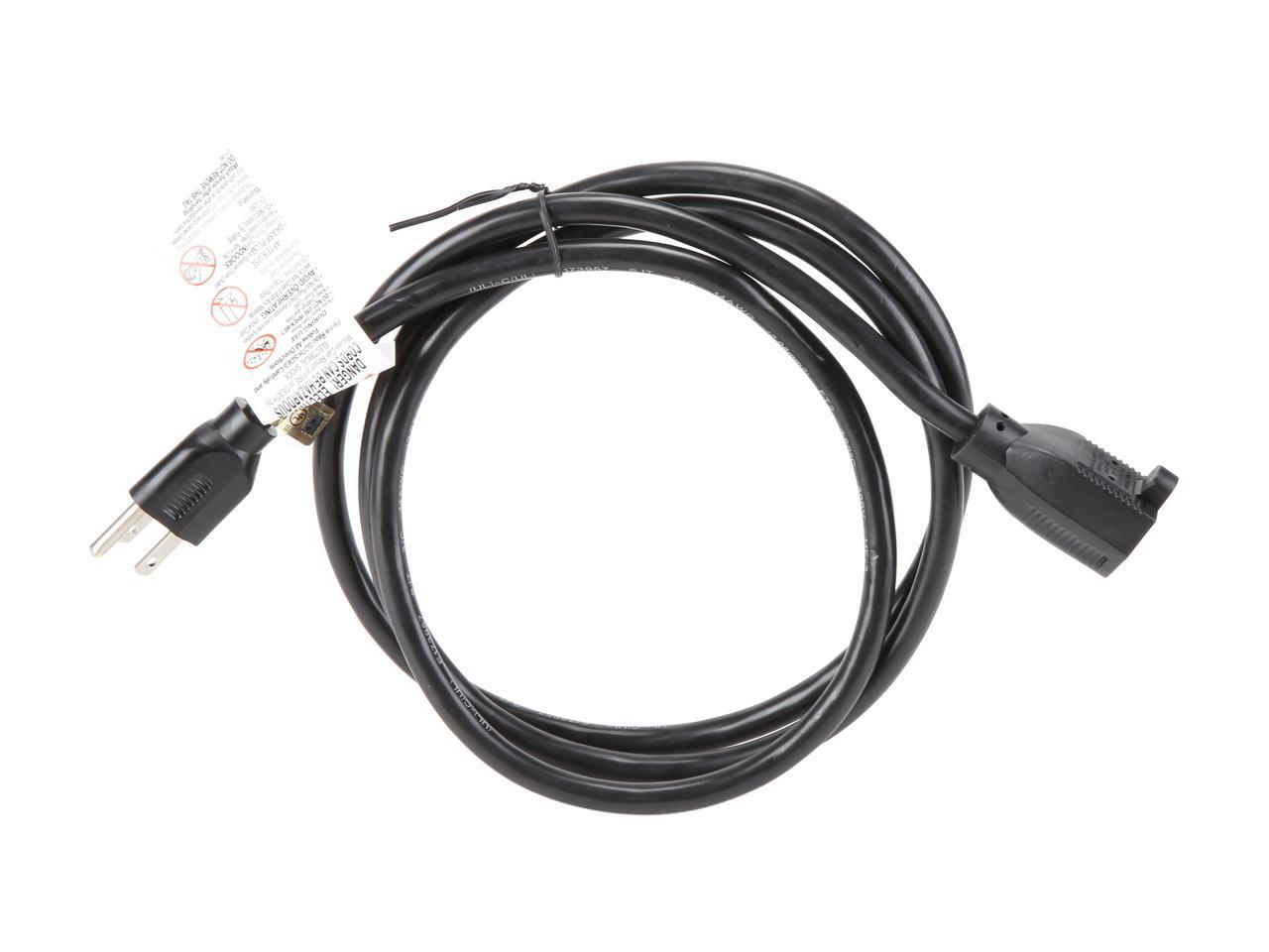 Tripp Lite Heavy-Duty Power Extension Cord, 15A, 14AWG (NEMA 5-15P to NEMA 5-15R), 6-ft. (P024-006)