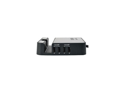 Tripp Lite TLP26USBB Protect It! 2- Outlet Surge Protector, 6-ft. Cord, 1080 Joules, 4 USB Charging Ports (4.8A total)