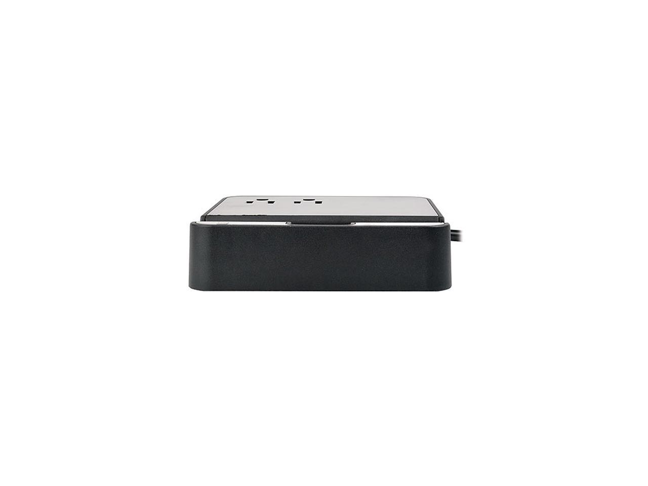 Tripp Lite TLP26USBB Protect It! 2- Outlet Surge Protector, 6-ft. Cord, 1080 Joules, 4 USB Charging Ports (4.8A total)