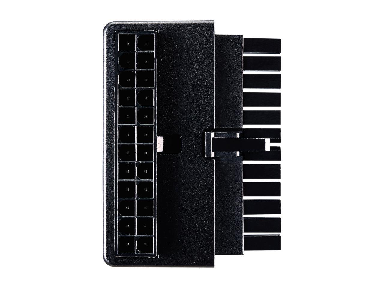 Cooler Master Universal ATX 24 Pin 90° Adapter , w/ added capacitors for stable power output for Power Supply