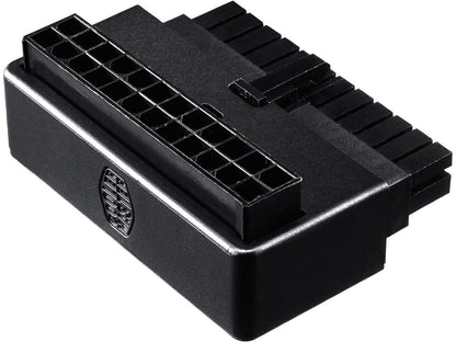 Cooler Master Universal ATX 24 Pin 90° Adapter , w/ added capacitors for stable power output for Power Supply
