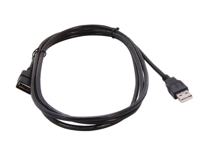 C2G 52107 USB Extension Cable - USB 2.0 A Male to A Female Extension Cable, Black (6.6 Feet, 2 Meters)