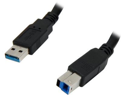 C2G 54175 USB Cable - USB 3.0 A Male to B Male Cable for Printers, Scanners, Brother, Canon, Dell, Epson, HP and more, Black (9.8 Feet, 3 Meters)