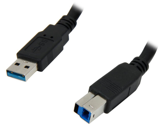 C2G 54175 USB Cable - USB 3.0 A Male to B Male Cable for Printers, Scanners, Brother, Canon, Dell, Epson, HP and more, Black (9.8 Feet, 3 Meters)