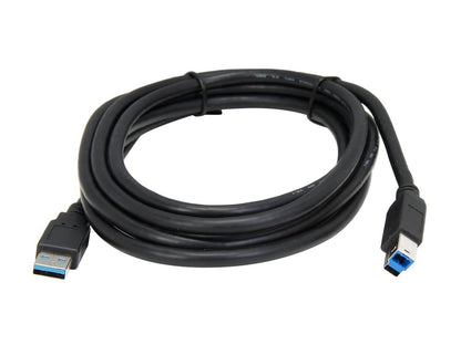 C2G 54175 USB Cable - USB 3.0 A Male to B Male Cable for Printers, Scanners, Brother, Canon, Dell, Epson, HP and more, Black (9.8 Feet, 3 Meters)