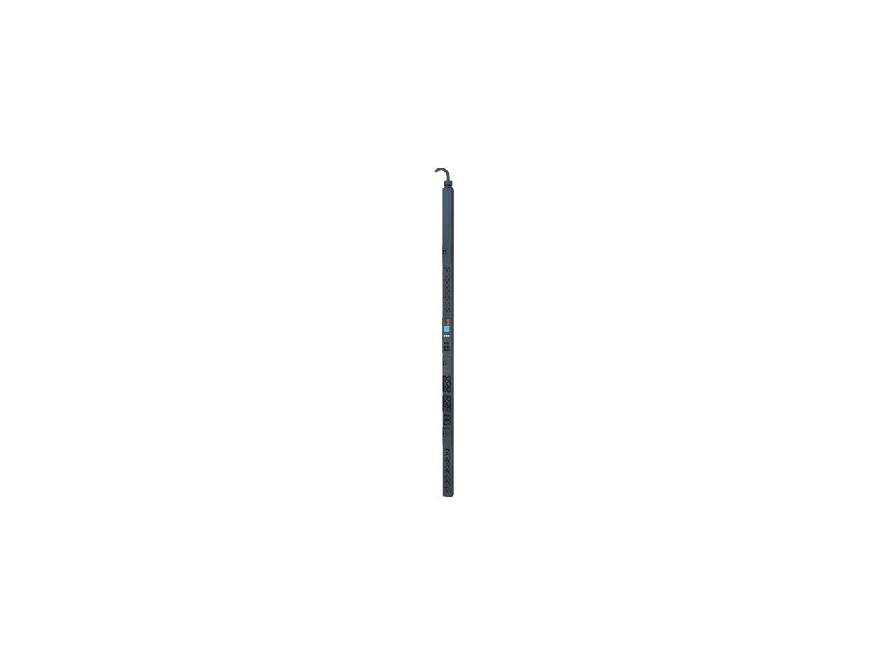 APC Rack Mount PDU, Metered 208V/30A, (30) Outlets, 0U Vertical Rackmount (AP8870)