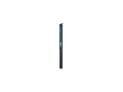 APC Rack Mount PDU, Metered 100V-120V/15A, (10) Outlets, 0U Vertical Rackmount (AP8831)