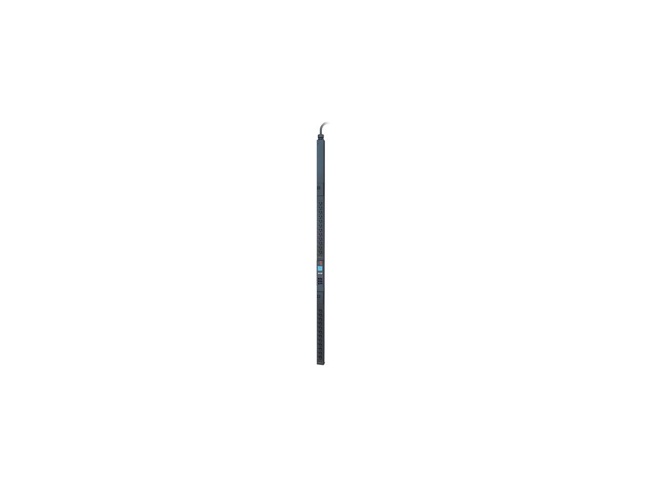 APC Rack Mount PDU, Metered 100V-120V/30A, (24) Outlets, 0U Vertical Rackmount (AP8832)