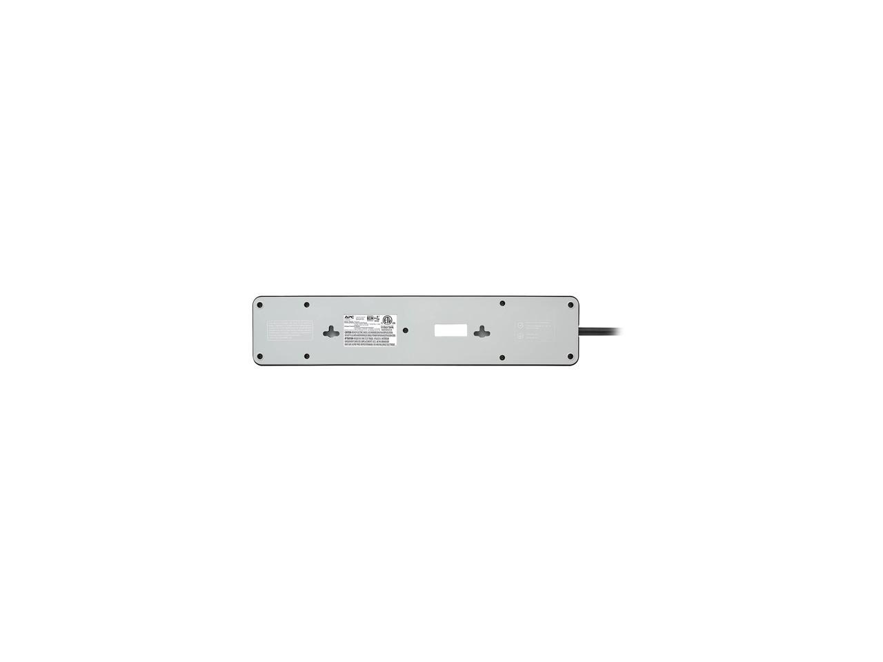 APC 12-Outlet Surge Protector with USB Charging Ports, SurgeArrest Home / Office - Black (PH12U2)