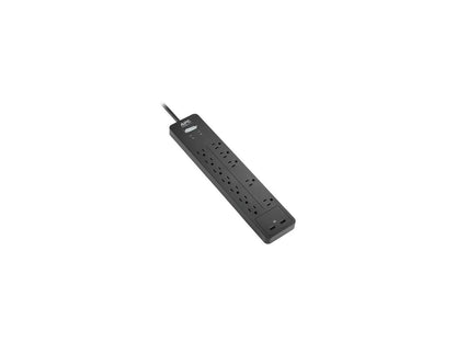 APC 12-Outlet Surge Protector with USB Charging Ports, SurgeArrest Home / Office - Black (PH12U2)