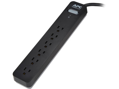 APC 6-Outlet Surge Protector with 15-Foot Power Cord, SurgeArrest Essential (PE615)