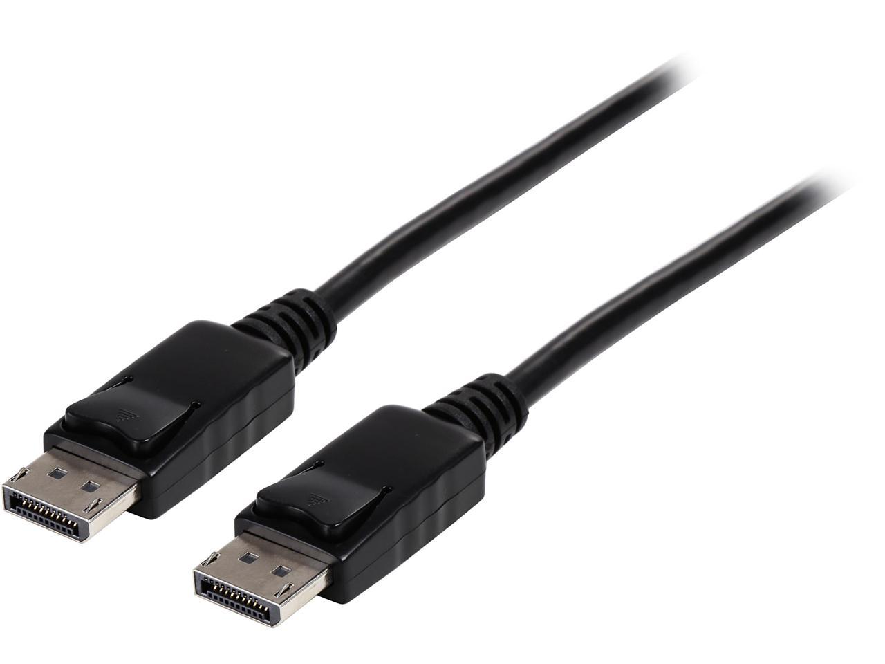 Tripp Lite P580-001 1 ft. Black Connector A DISPLAYPORT (MALE) Connector B DISPLAYPORT (MALE) DisplayPort Cable with Latches Male to Male