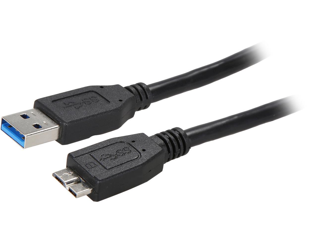 Tripp Lite U326-001-BK Black USB 3.0 SuperSpeed Device Cable (A to Micro-B M/M)