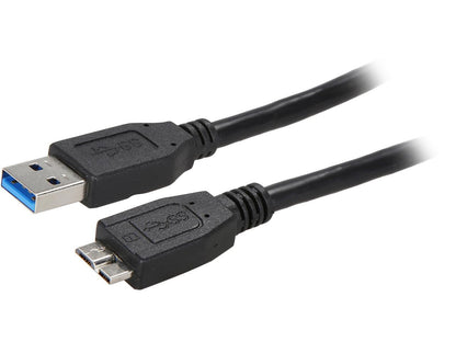 Tripp Lite U326-001-BK Black USB 3.0 SuperSpeed Device Cable (A to Micro-B M/M)