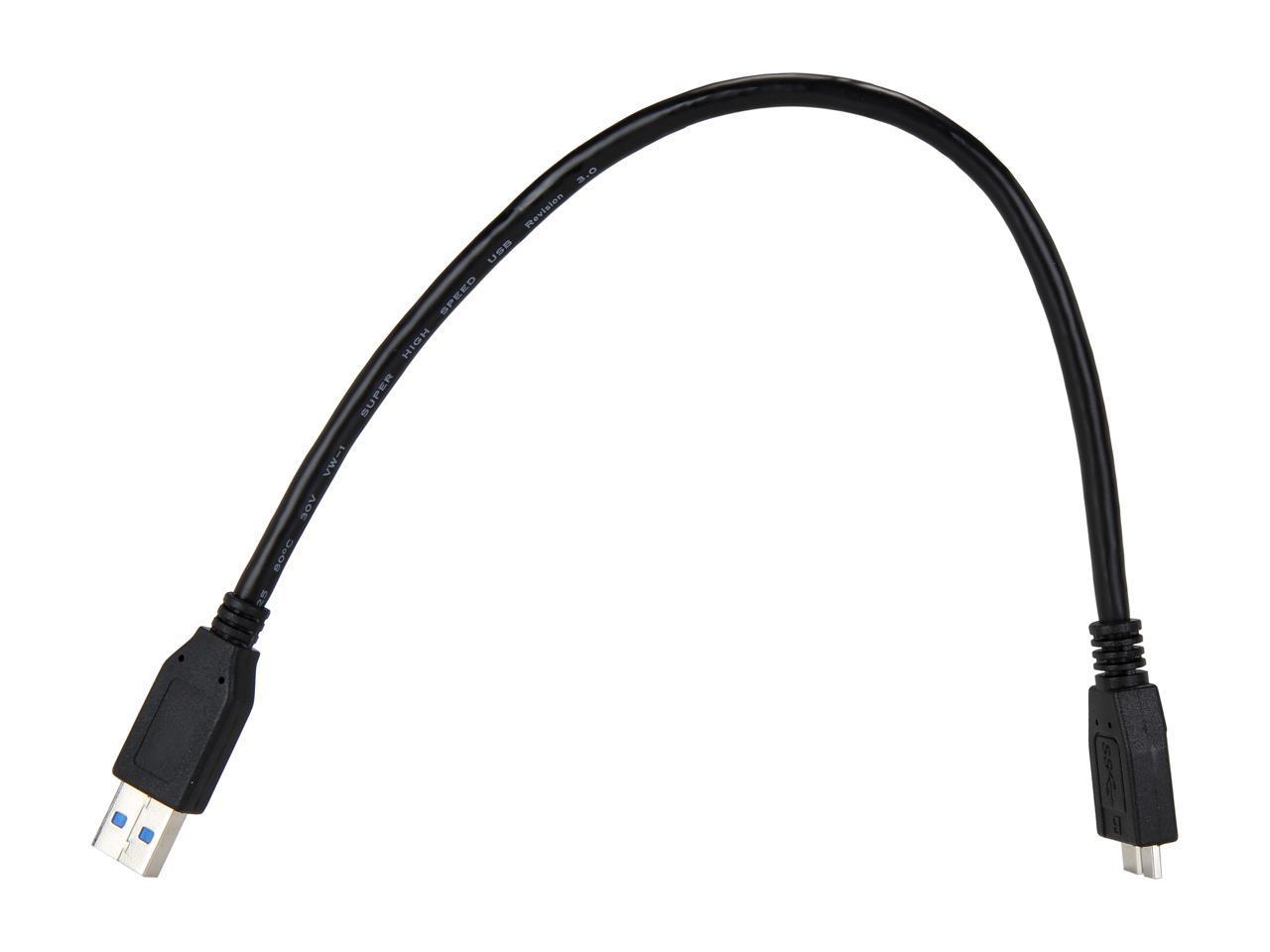 Tripp Lite U326-001-BK Black USB 3.0 SuperSpeed Device Cable (A to Micro-B M/M)