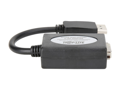 Tripp Lite DisplayPort to DVI Active Cable Adapter, DP 1.2, Converter for DP to DVI (M/F), 1920 x 1200/1080p, 6 in. (P134-06N-DVIACT)