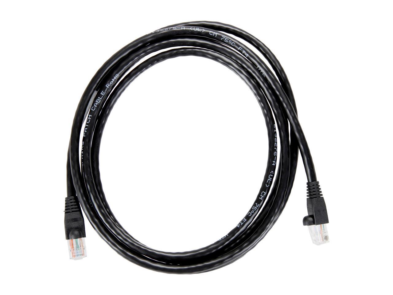 TRIPP LITE N261-007-BK 7 ft. Cat 6A Black Augmented Cat6 (Cat6a) Snagless 10G Certified Patch Cable, (RJ45 M/M) - Black