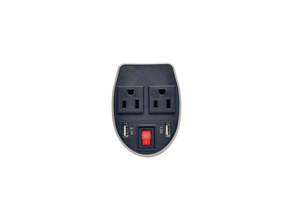 Tripp Lite 200W Car Power Inverter with 2 Outlets & 2 USB Charging Ports, Cup Holder Design (PV200CUSB)