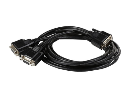 Tripp Lite P516-006-HR 6 Feet High Resolution VGA Monitor Y Splitter Cable (HD15 M to 2x HD15 F)
