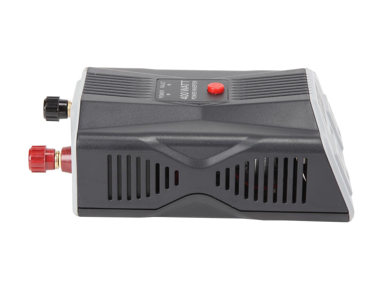 Tripp Lite 400W Car Power Inverter with 2 Outlets & 2 USB Charging Ports, Ultra-Compact (PV400USB)