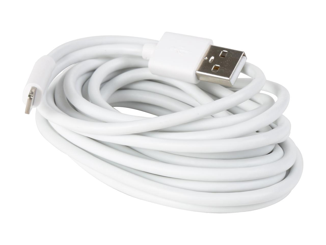 Tripp Lite M100-010-WH White USB Sync/Charge Cable with Lightning Connector, White, 10 ft. (3 m)