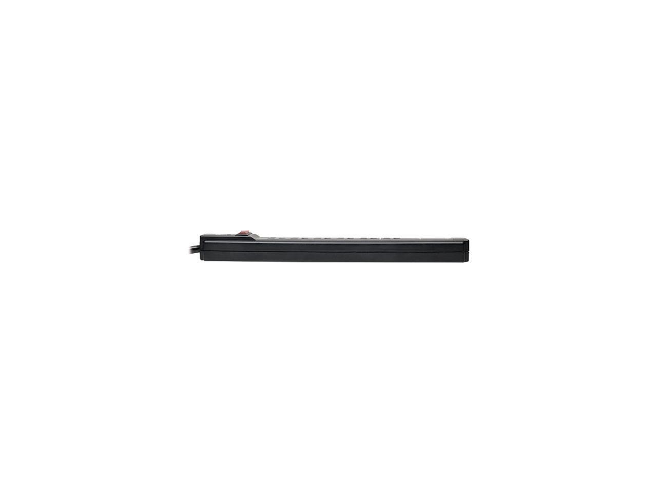 Tripp Lite TLP606USB Protect It! 6- Outlet Surge Protector, 6-ft. Cord, 990 Joules, 2 USB Charging Ports (2.1A), Black Housing