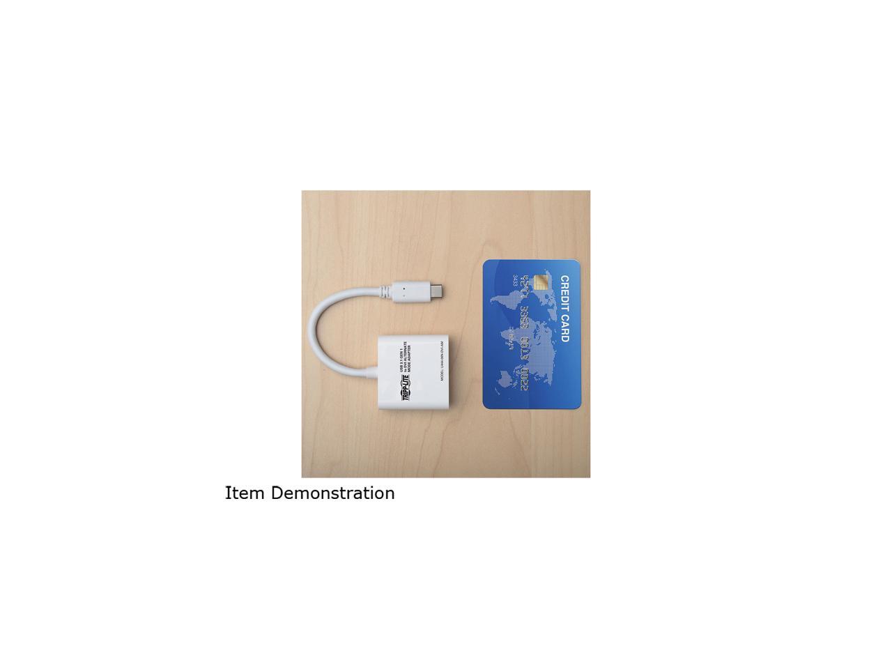 Tripp Lite USB C to DVI Video Adapter Converter 1080p USB Type C to DVI 6in (U444-06N-DVI-AM)