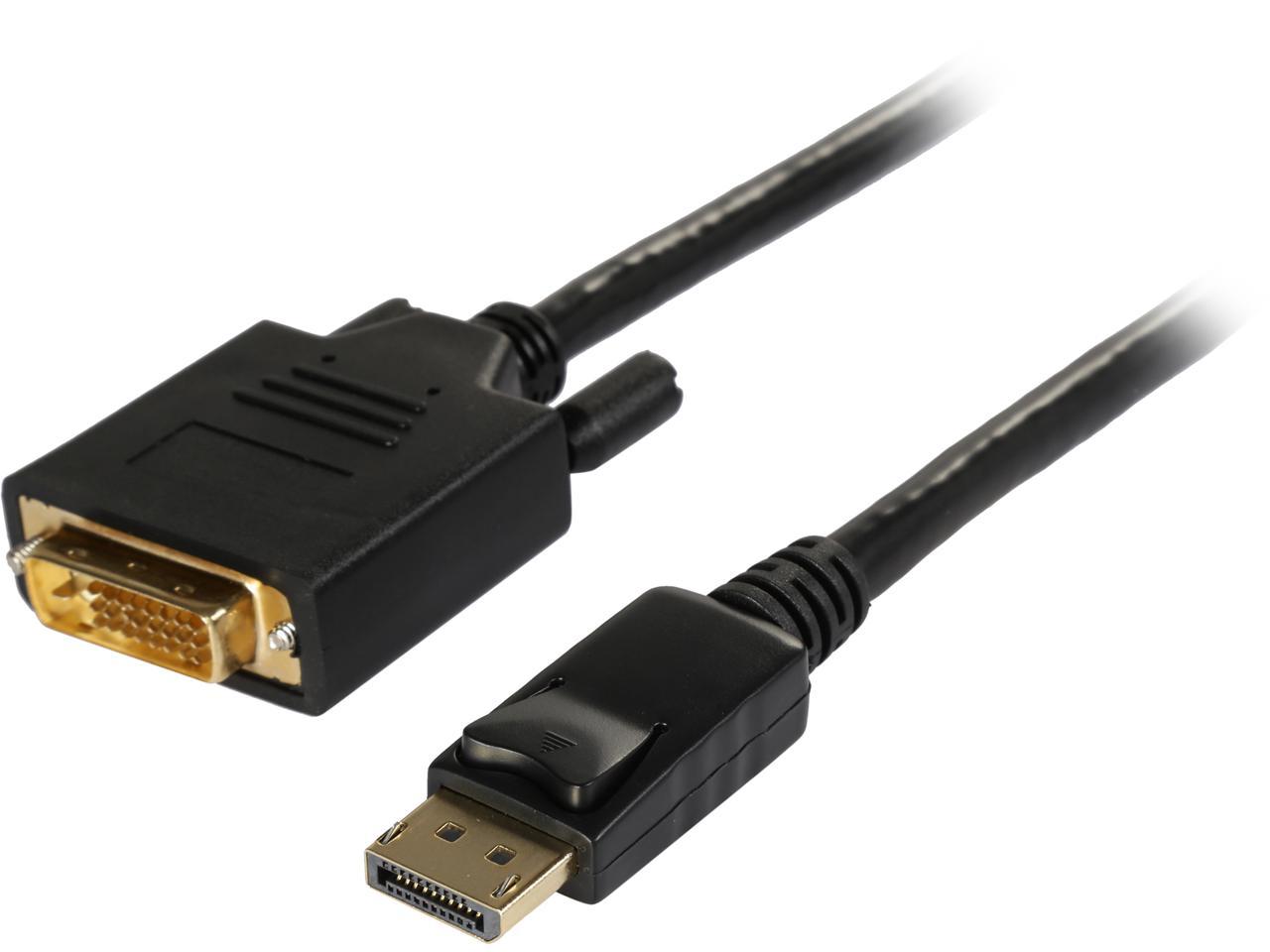 Tripp Lite P581-003-V2 Black DisplayPort 1.2 to DVI Active Adapter M/M 1920 x 1200 1080p 3'