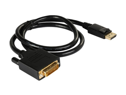 Tripp Lite P581-003-V2 Black DisplayPort 1.2 to DVI Active Adapter M/M 1920 x 1200 1080p 3'