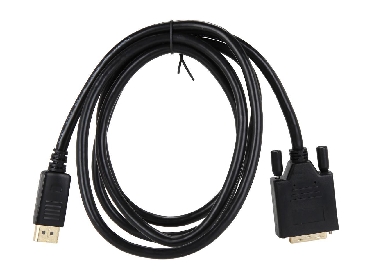 Tripp Lite P581-006-V2 6 ft. Black DisplayPort 1.2 to DVI Active Adapter M/M 1920 x 1200 1080p