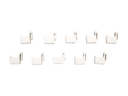 Tripp Lite N040-010-WH Snap In Blank Keystone Jack Insert 10 Pack White