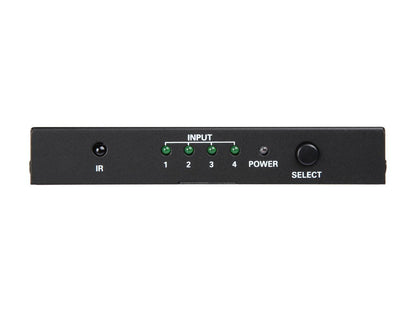 Tripp Lite 4-Port HDMI Switch for Video and Audio, 4K x 2K UHD @ 60 Hz (HDMI F/4xF) with Remote Control (B119-004-UHD)