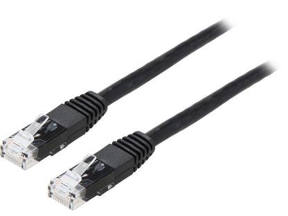 Tripp Lite Cat6 Gigabit Molded Patch Cable, 10 ft. RJ45 (M/M), 550MHz 24 AWG Black 10' (N200-010-BK)