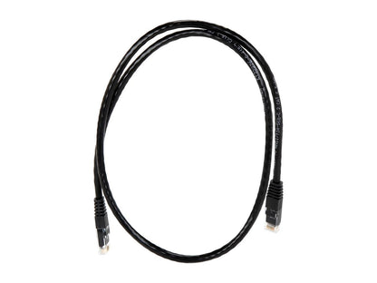 Tripp Lite Cat6 Gigabit Molded Patch Cable, 3 ft. RJ45 (M/M), 550MHz 24 AWG Black 3' (N200-003-BK)