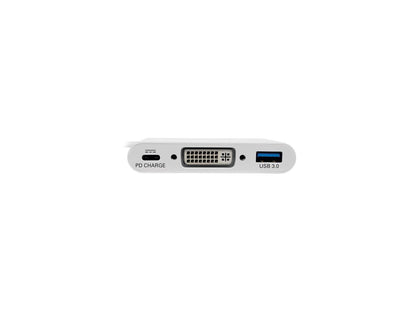 Tripp Lite USB C to DVI Multiport Adapter Converter Hub USB Type C to DVI (U444-06N-DU-C)
