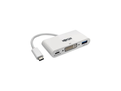 Tripp Lite USB C to DVI Multiport Adapter Converter Hub USB Type C to DVI (U444-06N-DU-C)
