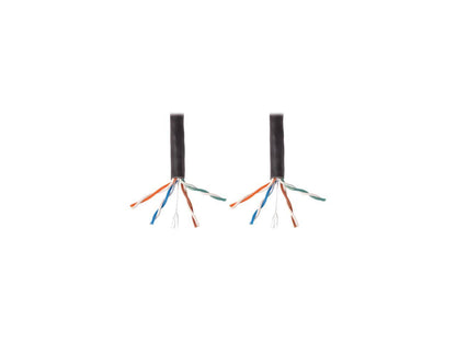 TRIPP LITE N222-01K-BK 1000 ft. Cat 6 Black Gigabit Bulk Solid-Core PVC Cable