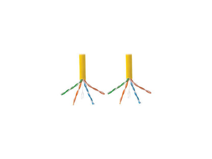 TRIPP LITE N222-01K-YW 1000 ft. Cat 6 Yellow Gigabit Bulk Solid-Core PVC Cable