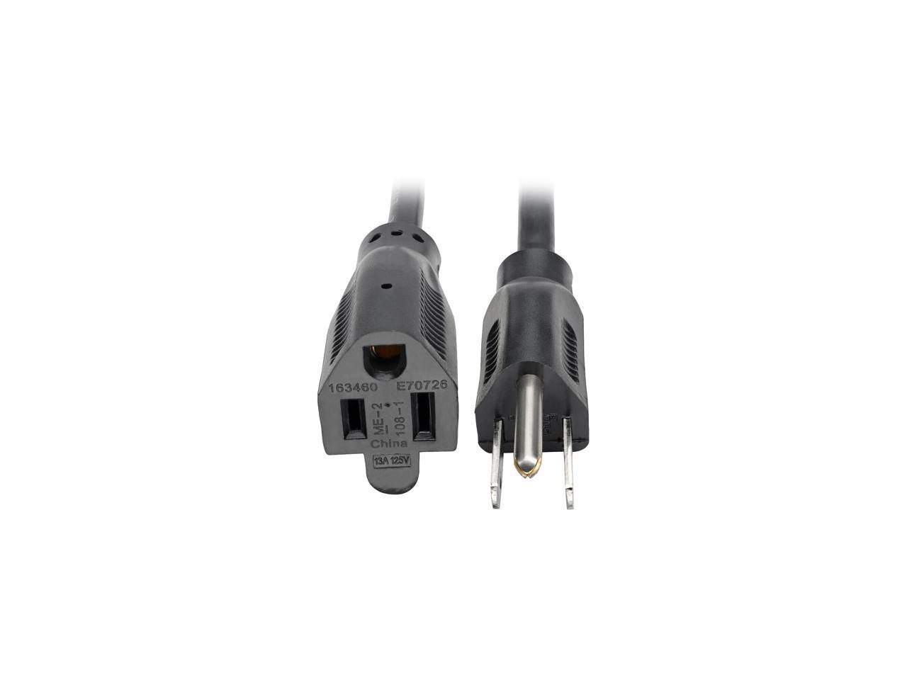 Tripp Lite Standard Power Extension Cord, 13A, 16 AWG (NEMA 5-15P to NEMA 5-15R), 15 ft. (P024-015-13A)