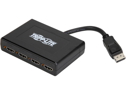 Tripp Lite B156-004-HD-V2 4-Port DisplayPort 1.2 to HDMI Multi-Stream Transport (MST) Hub, 3840 x 2160 (4K x 2K) UHD