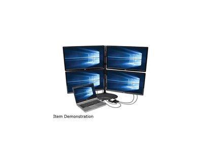 Tripp Lite B156-004-V2 4-Port DisplayPort 1.2 Multi-Stream Transport (MST) Hub, 3840 x 2160 (4K x 2K) UHD