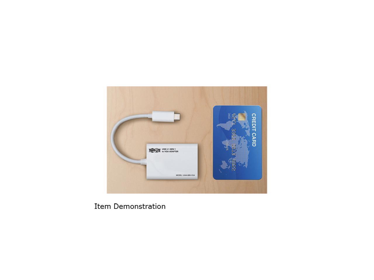 Tripp Lite 3-Port USB-C to USB-A 3x Hub Micro SD & SD/MMC Reader USB 3.1 Hub (U460-003-3AM)