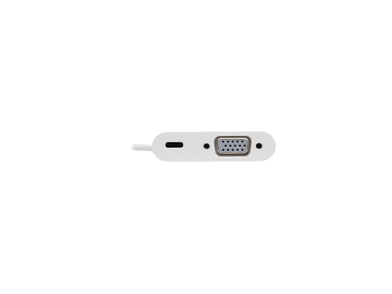 Tripp Lite USB C to VGA Adapter Converter w/ PD Charging,USB Type C to VGA (U444-06N-V-C)